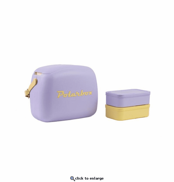 Polarbox Summer Cooler Bag - Lilac/Yellow