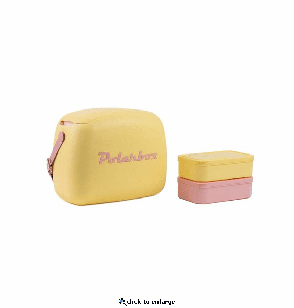 Polarbox Summer Cooler Bag - Yellow/Rose