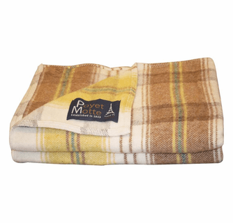 Poyet Motte Chevreuse 67% Wool Blanket 450Gsm 33% Acrylic - Twin 72" x 90"