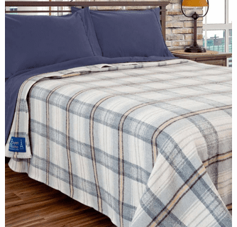Poyet Motte Chevreuse 67% Wool Blanket 450Gsm 33% Acrylic - Twin 72" x 90"
