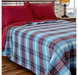 Poyet Motte Chevreuse 67% Wool Blanket 450Gsm 33% Acrylic - Twin 72" x 90"
