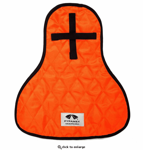 Pyramex Safety Cooling Hard Hat Pad & Neck Shade - Orange