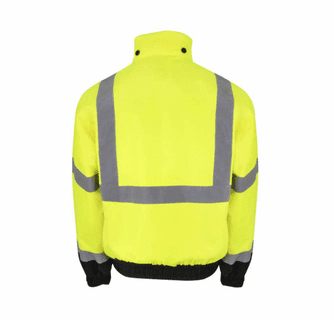 Radians 3-in-1 Class 3 Hi-Vis Soft Shell Bomber Jacket with Inner Heated Vest