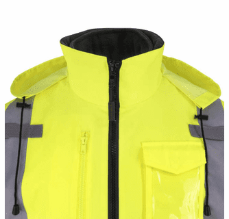 Radians 3-in-1 Class 3 Hi-Vis Soft Shell Bomber Jacket with Inner Heated Vest