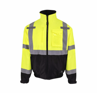 Radians 3-in-1 Class 3 Hi-Vis Soft Shell Bomber Jacket with Inner Heated Vest