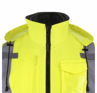 Radians 3-in-1 Class 3 Hi-Vis Soft Shell Bomber Jacket with Inner Heated Vest