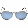 Revo Women's Relay Aviator Sunglasses Blue Water Lens with Gold Frame