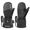 Savior Heat Heated Ski Mittens 2.0 with Upgraded Bluetooth Control