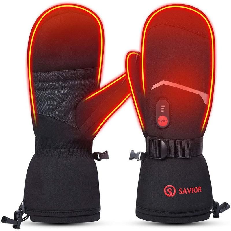 Savior Heat Unisex Rechargeable Battery Thermal Electric Heated Mittens