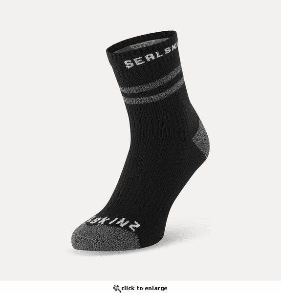 SealSkinz Mautby Aquasealz Waterproof Warm Weather Ankle Length Socks with Hydrostop