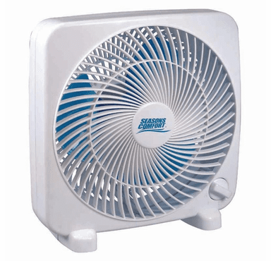 Seasons Comfort 9" Personal Portable Table Box Fan