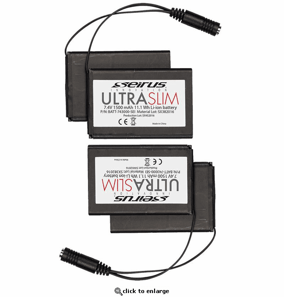 Seirus Heat Touch 1,500 Ultra Slim Battery Set
