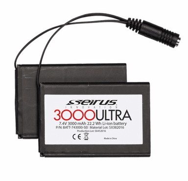 Seirus Heat Touch 3000 Ultra 7.4V 3000mAh Battery - 1pc