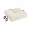 Serta Heated Corded Plush Blanket - Twin