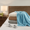 Serta Heated Corded Plush Blanket - Twin