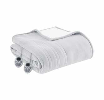 Serta Heated Fleece to Sherpa Blanket - Full / Queen