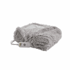 Serta Heated Malea Shaggy Faux Fur Throw - 50