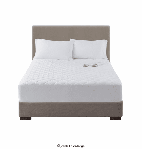 Serta Heated Microfiber Mattress Pad - King / Cal King