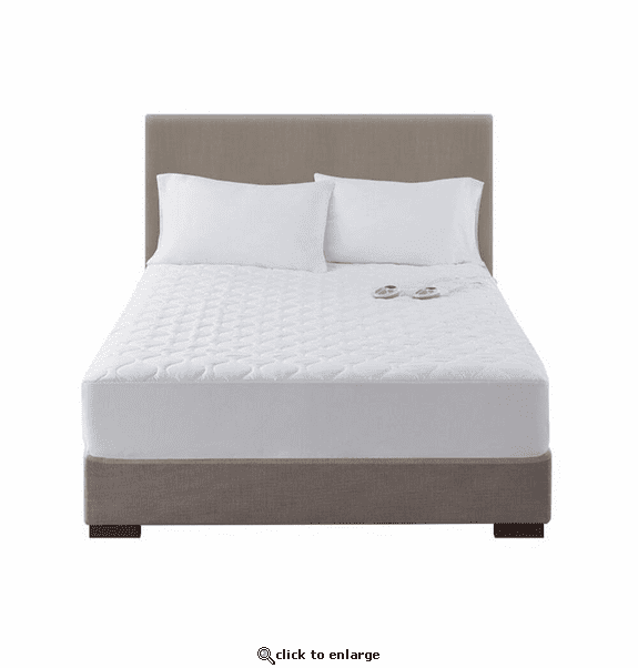 Serta Heated Microfiber Mattress Pad - Queen