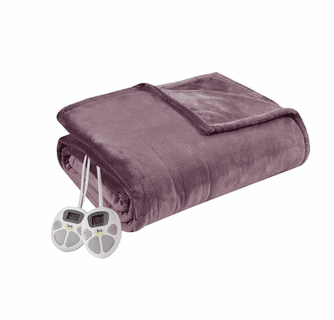 Serta Heated Plush Blanket - Full