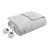 Serta Heated Plush Blanket - King