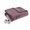 Serta Heated Plush Blanket - King