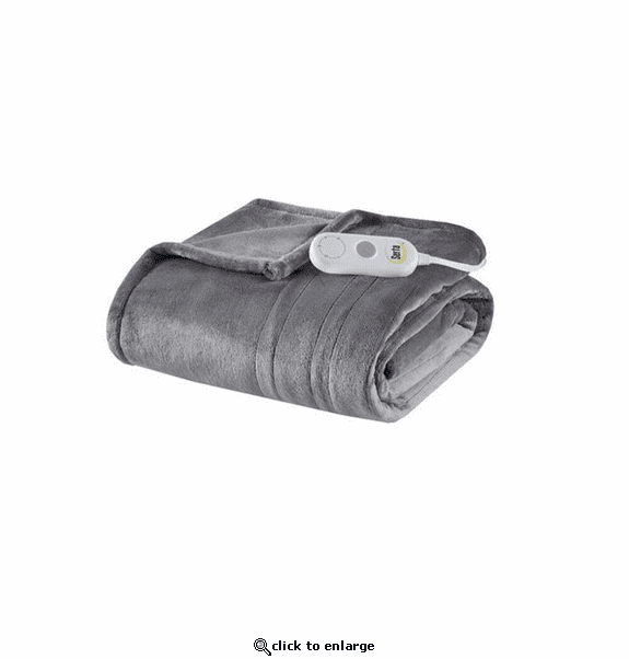 Serta Heated Plush Throw - 50