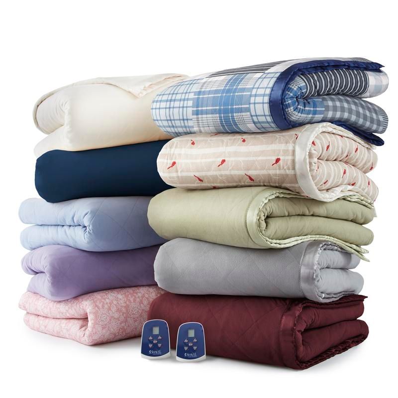 Shavel Micro Flannel Electric Heated Blanket - Full - My Cooling Store