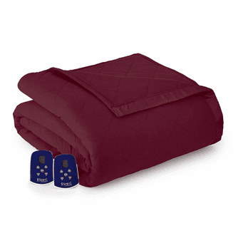 Shavel Micro Flannel Electric Heated Blanket - King