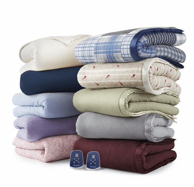 Shavel Micro Flannel Electric Heated Blanket - King