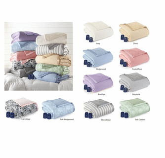 Shavel Micro Flannel Electric Heated Sherpa Blanket - King - My Cooling  Store