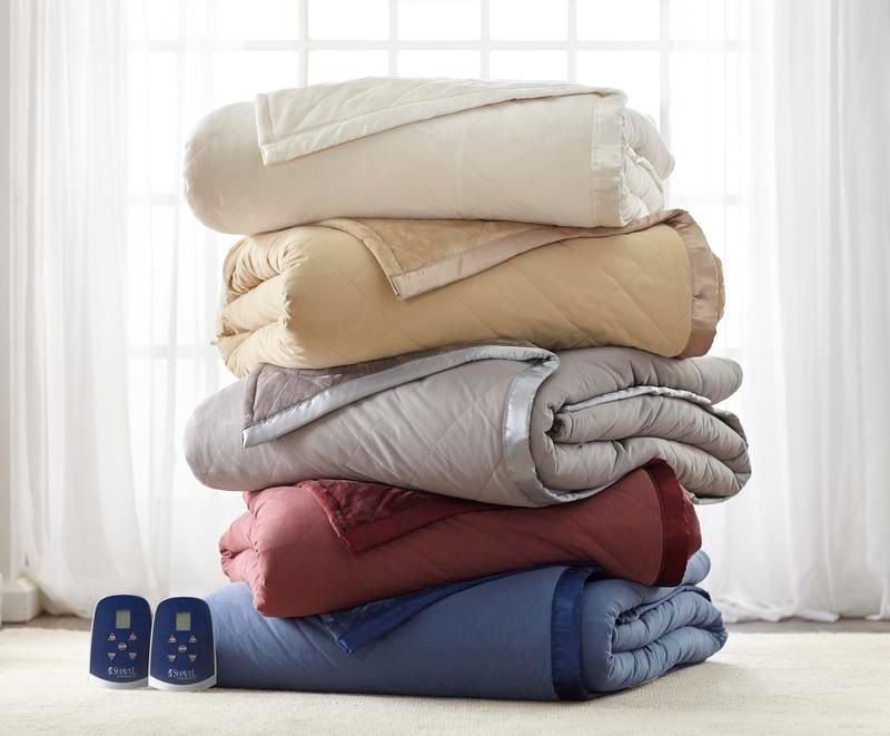 Shavel Micro Flannel Electric Heated Ultra Velvet Blanket - Queen - My  Cooling Store