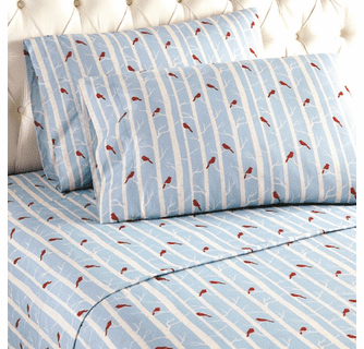 Shavel Micro Flannel Print Sheet Set - Full