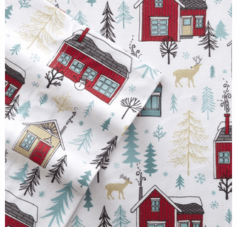Shavel Micro Flannel Print Sheet Set - Twin