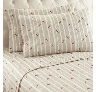 Shavel Micro Flannel Print Sheet Set - Twin