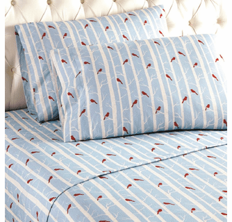 Shavel Micro Flannel Print Sheet Set - Twin