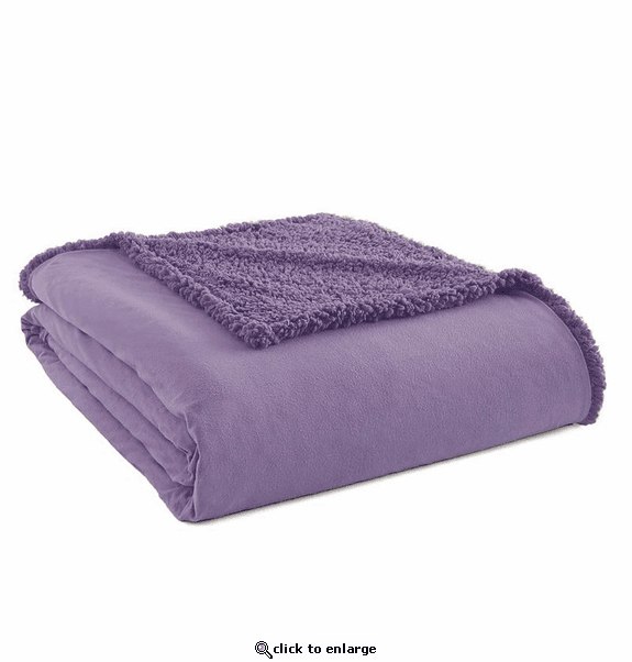 Shavel Micro Flannel Sherpa Blanket - Twin