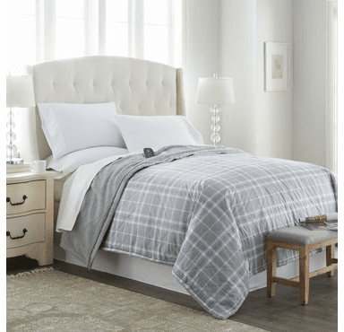 Shavel Micro Flannel The Modern Reverse to Sherpa Electric Heated Blanket - Full