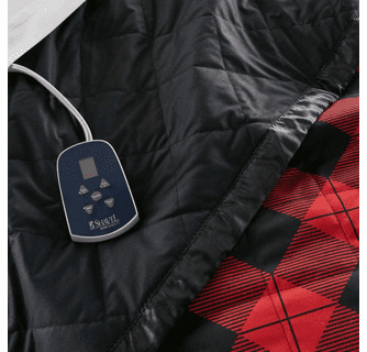 Shavel Micro Flannel The Original 7 Layers of Warmth Electric Blanket - Full/Buffalo Check Red