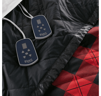 Shavel Micro Flannel The Original 7 Layers of Warmth Electric Blanket - King/Buffalo Check Red