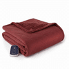 Shavel Micro Flannel The Premier Reverse to Ultra Velvet Heated Throw/Twin - Oversized 62