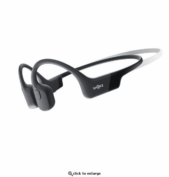 Shokz OpenRun Mini Bone Conduction Open-Ear Endurance Headphones - Black