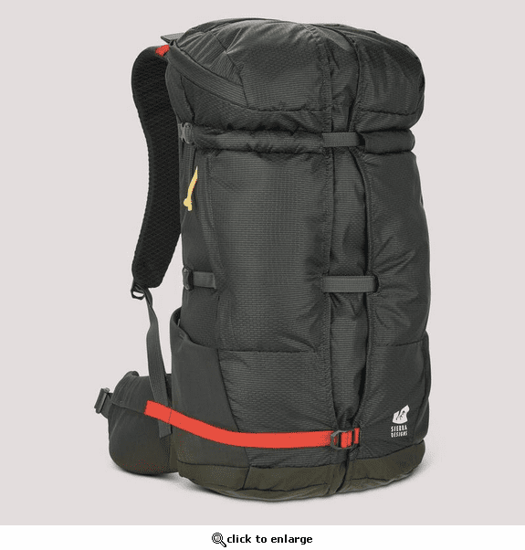 Sierra Designs Flex Hike 20-30 Lightweight Backpack - Peat