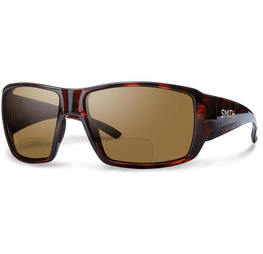 Smith Guides Choice Bifocal Sunglasses Matte Havana Carbonic Polarized Brown 2.50
