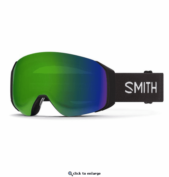 Smith Optics 4D MAG S Goggles ChromaPop Sun Green Mirror - Black Frame