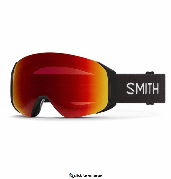 Smith Optics 4D MAG S Goggles ChromaPop Sun Red Mirror - Black Frame