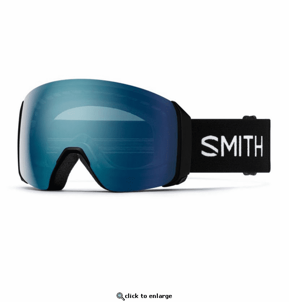 Smith Optics 4D Mag XL Goggles ChromaPop Everyday Blue Mirror - Black Frame