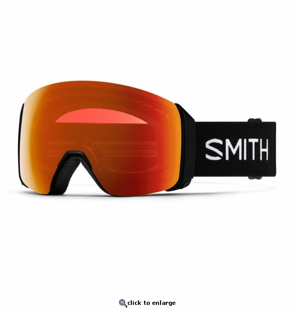 Smith Optics 4D Mag XL Goggles ChromaPop Everyday Red Mirror - Black Frame