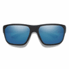 Smith Optics Arvo Sunglasses ChromaPop Polarized Blue Mirror - Matte Black Frame