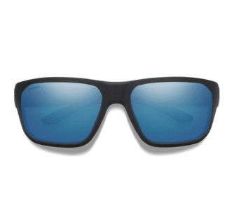 Smith Optics Arvo Sunglasses ChromaPop Polarized Blue Mirror - Matte Black Frame